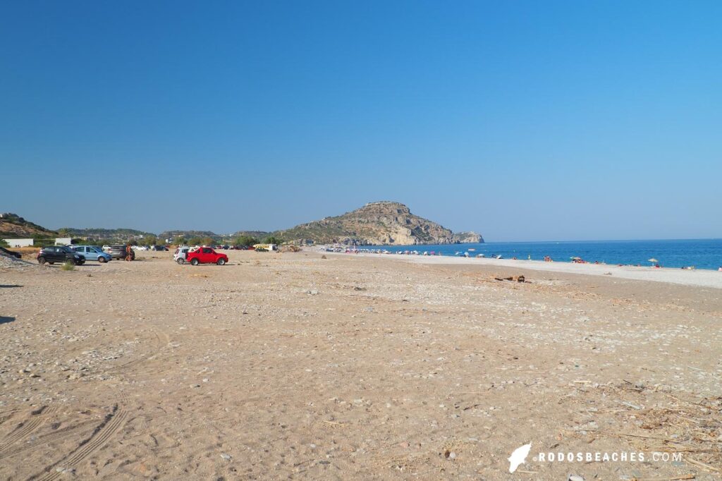 Afandou beach parking