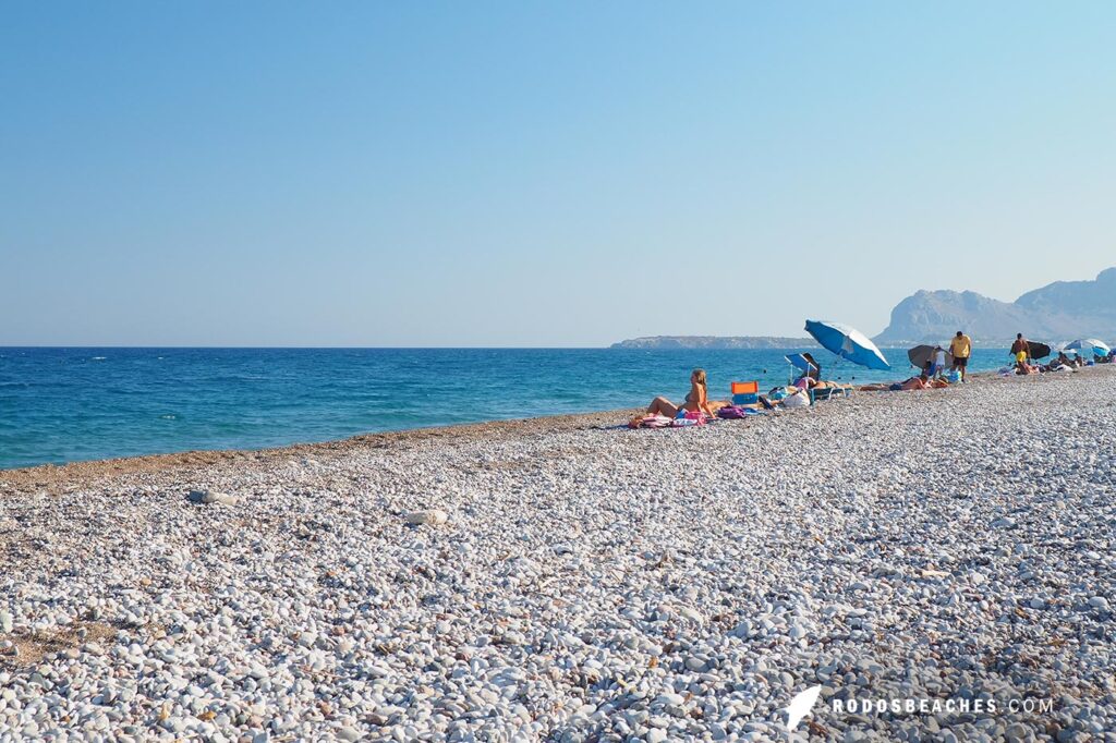 Afandou beach in Rhodes beach guide