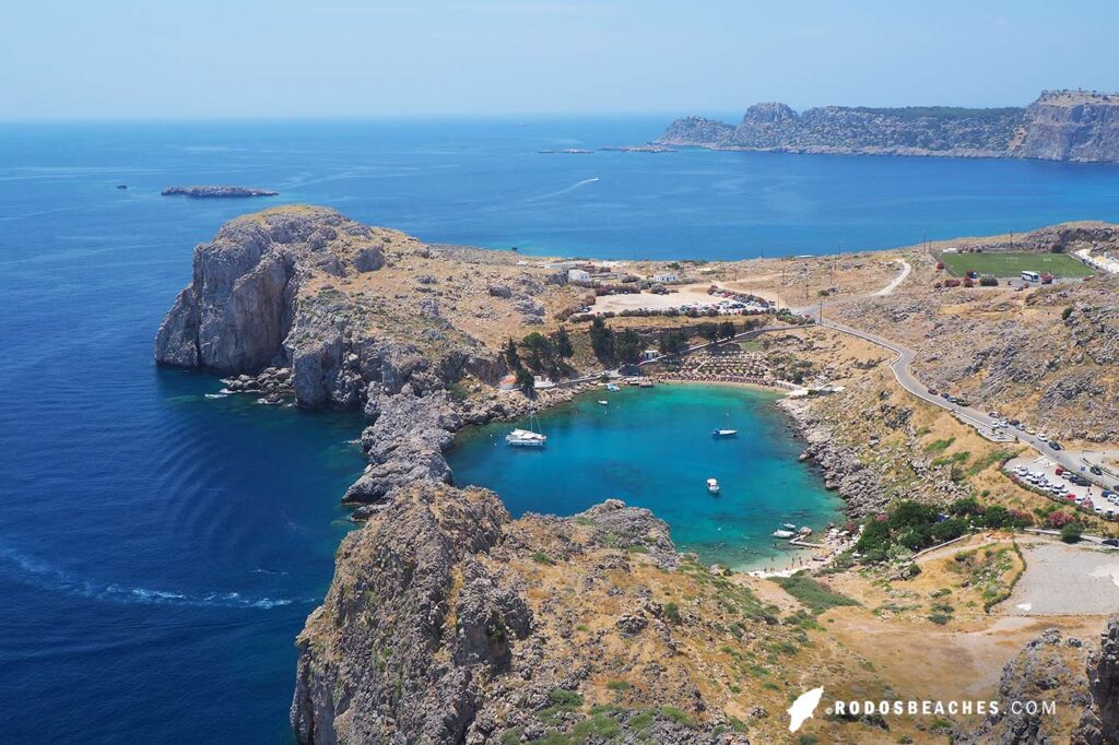St Paul's bay in Lindos