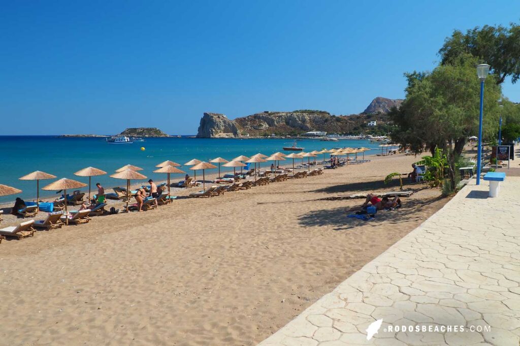 Stegna beach Archangelos, Rhodes guide