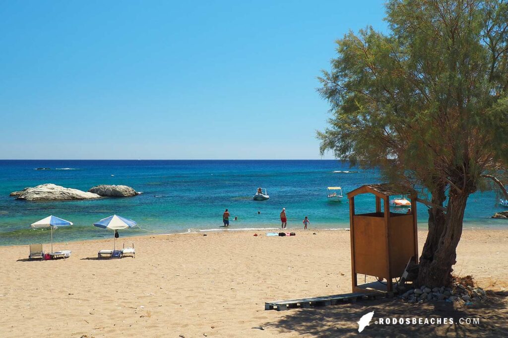 Beach guide to Stegna in Rhodes