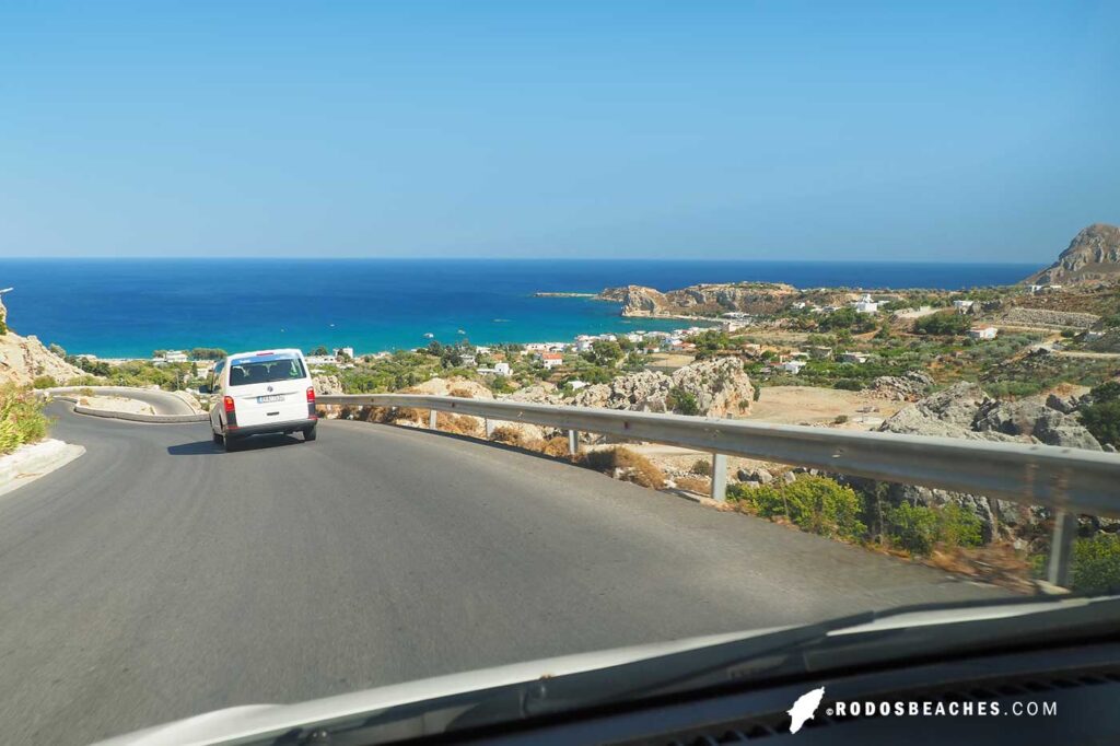 Stegna beach location