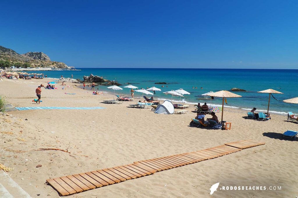 Stegna beach, what to do