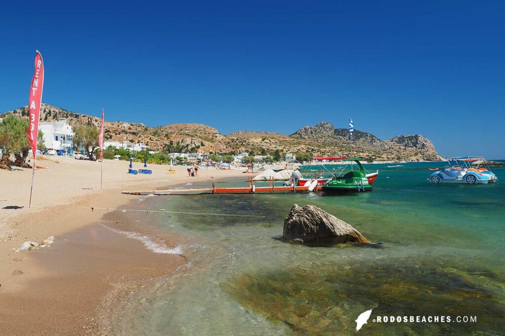Water sports in Stegna Rhodes, boat rent