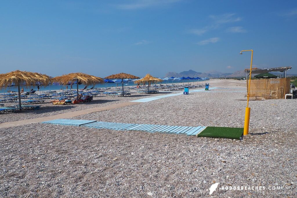 Traounou beach, next to Faliraki