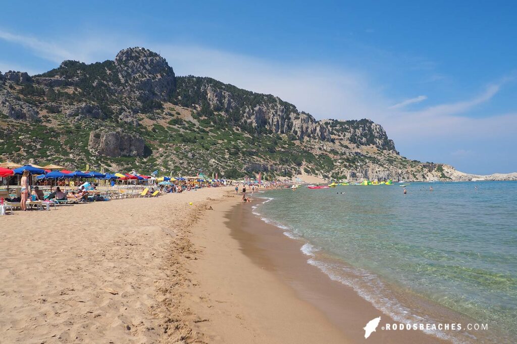Tsambika beach Rhodes, Greece
