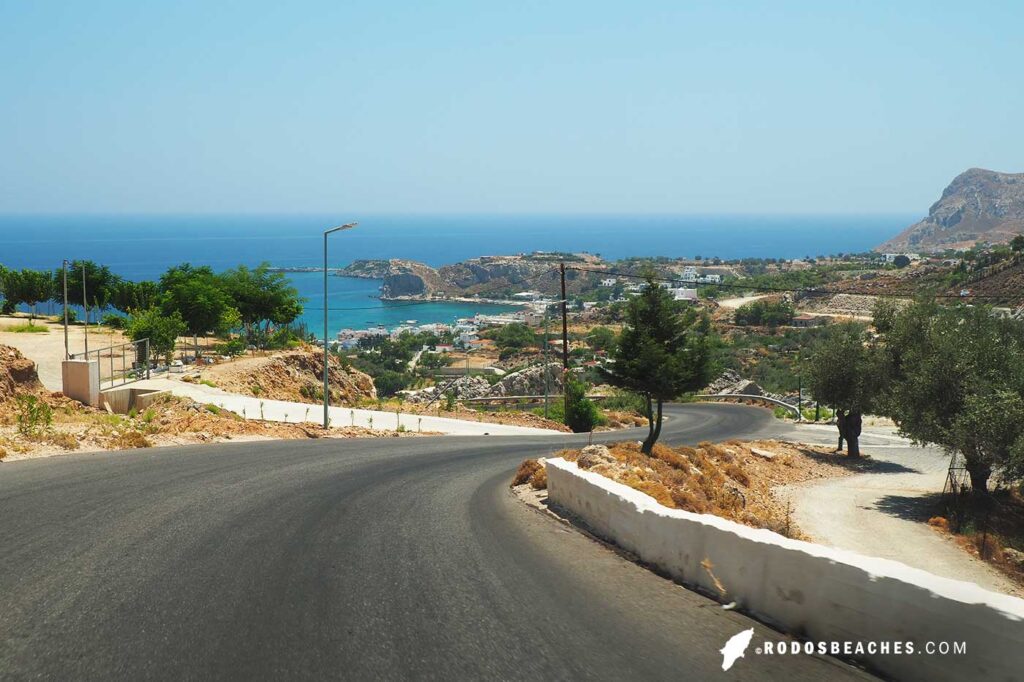 Way to Stegna beach, Archangelos
